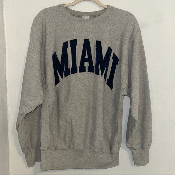 Champion Other - Miami champion vintage y2k reverse weave Sweatshirt size xl